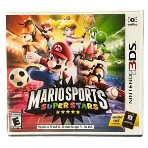 3ds Mario Sports Superstars (Nintendo 3DS, 2017) CIB, Ammibo card